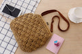 Woven Shoulder Bag - Straw Beach Tote