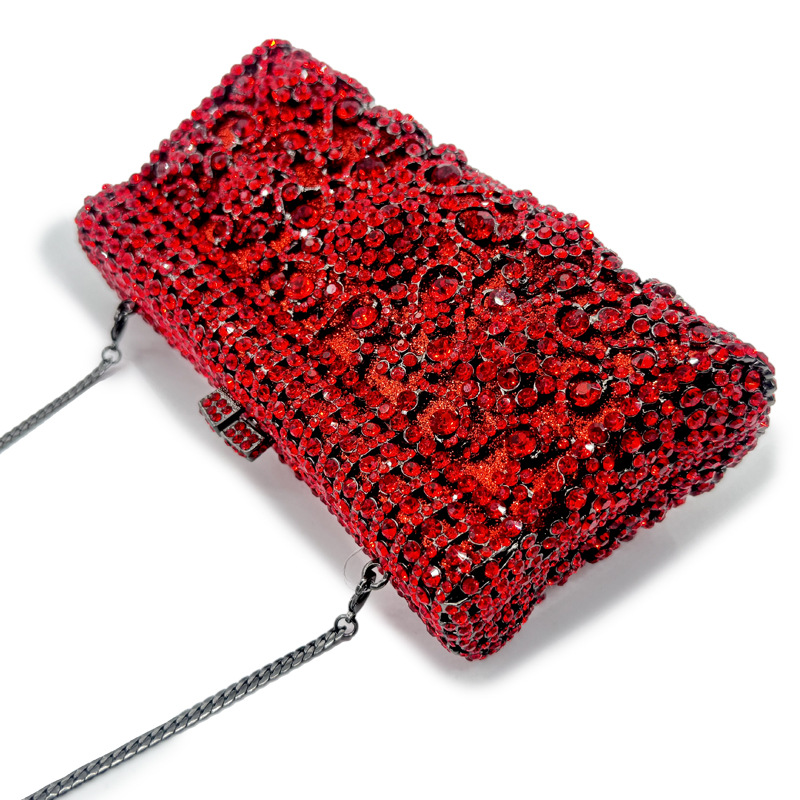 Handmade Crystal Evening Clutch Bag for Women – Elegant Party Purse