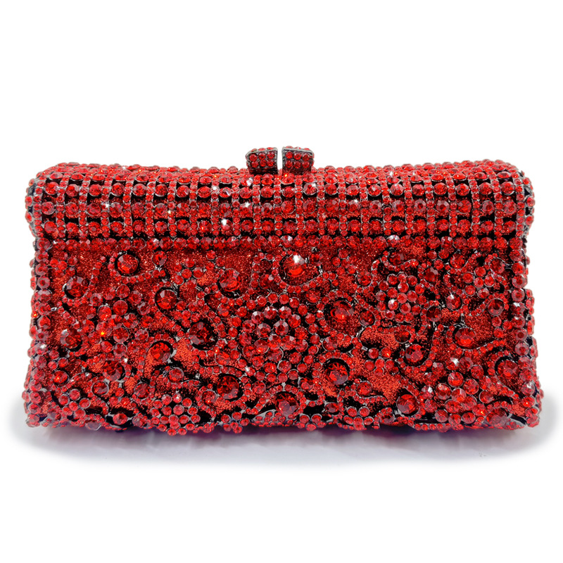 Handmade Crystal Evening Clutch Bag for Women – Elegant Party Purse